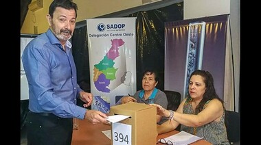 Sergio Pesoa recibió un amplio apoyo y fue reelecto al frente del Sadop