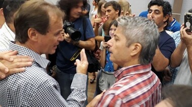 Dirigentes gremiales brindaron su apoyo político al gobernador entrerriano
