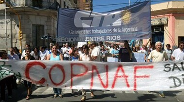 Empleados públicos volvieron a marchar con reclamos salariales