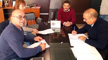 La Uoemc firmó un convenio con la Codesal para brindar nuevos beneficios a sus afiliados