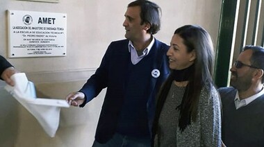AMET participó del acto por el centenario de la Escuela Técnica de Victoria