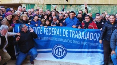 La Corriente Federal de Trabajadores recordó a Juan Domingo Perón en San Vicente
