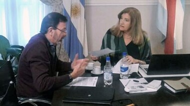 El titular del Sadop mantuvo un encuentro con la ministra de Gobierno