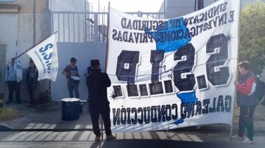 El SSIP se movilizó por incumplimientos laborales y salariales que afectan a vigiladores