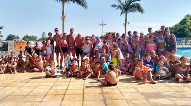 Soever cerró la primera etapa de su colonia de vacaciones con los chicos y sus familias