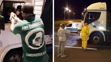 Camioneros de Entre Ríos brinda asistencia a los choferes que trabajan durante la cuarentena