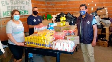 El SSIP continúa con sus iniciativas solidarias y volvió a donar alimentos a comedores