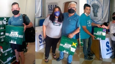 El SSIP concluyó 2020 con la entrega de cajas navideñas para los vigiladores 