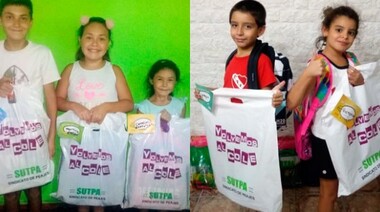 El Sutpa entregó más de 7.500 kits escolares a trabajadores de distintos puntos del país
