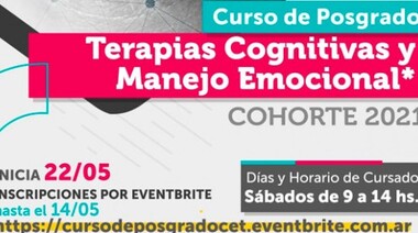 Atilra anunció un Curso de Posgrado de Terapias Cognitivas y Manejo Emocional