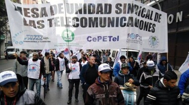 Gremios telefónicos nacionales evaluarán medidas de fuerza por falta de acuerdo paritario