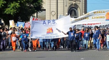 La APS sale a la calle para reclamar “la reapertura de paritarias por un salario digno”