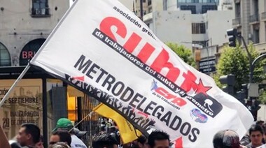 Metrodelegados anunciaron la interrupción del subte y el premetro para este jueves