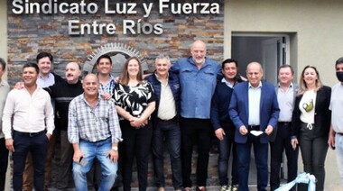 Luz y Fuerza Entre Ríos inauguró la remodelación total de su Seccional Santa Elena