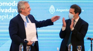 El Sindicato de Obreros Navales acompañó la visita del Presidente en Comodoro Rivadavia