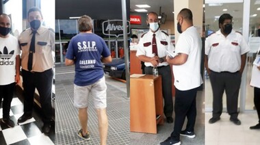 El SSIP sostiene su presencia gremial junto a vigiladores de distintos puntos del país
