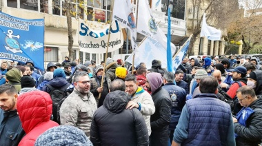 El SOMU reclamó por la ley de Marina Mercante Nacional con una contundente movilización
