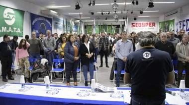 Baños, Avalos y Barbieri asumieron el mandato al frente de la conducción de la CGT Paraná