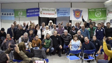 Baños, Avalos y Barbieri asumieron el mandato al frente de la conducción de la CGT Paraná