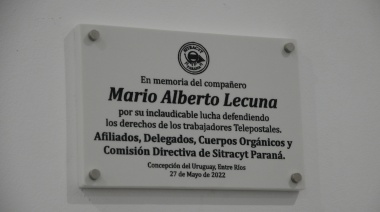SITRACYT Paraná vivió un día histórico al inaugurar la nueva Delegación Concepción del Uruguay