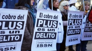 ATEN participó de la manifestación contra “el cobro indebido de plus” de profesionales médicos