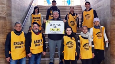 ASOEM Santa Fe cumplió un paro por falta de uniformes con “total acatamiento”