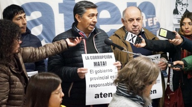 ATEN ratificó el paro y otras organizaciones sindicales y sociales se suman y convocan a la movilización