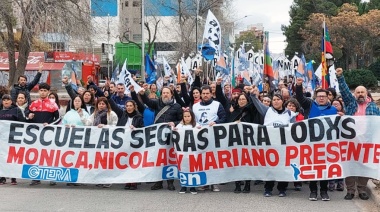 ATEN marchó para pedir justicia, a un año de la trágica explosión en una escuela: “El gobierno es responsable”