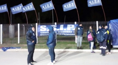 El SSIP cumplió un paro por incumplimientos de la empresa Hunter Security y logró la apertura al diálogo