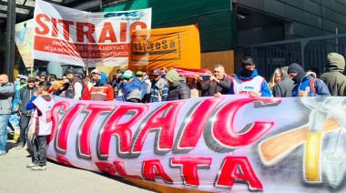 SITRAIC volvió a manifestarse con una contundente marcha “por libertad y democracia sindical”