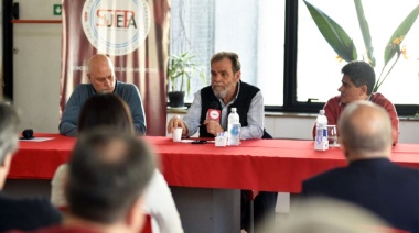 Eugenio Semino expuso en la sede de SUTEPA sobre la situación de las personas mayores en la post pandemia