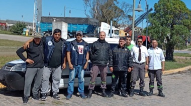 El SSIP cumplió un paro en el Puerto de Quequén contra los despidos de la empresa Medinilla