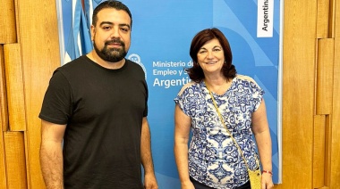 El dirigente químico Facundo Aveiro planteó la necesidad salarial del sector ante la ministra de Trabajo