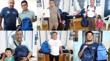 El SSIP entregó mochilas con útiles escolares para vigiladores en distintos puntos del país
