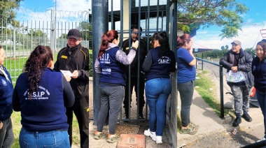 El SSIP recorrió lugares de trabajo en Rosario para atender las necesidades de los vigiladores