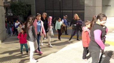 La Bancaria San Miguel brindó una jornada de recreación para más de 100 chicos