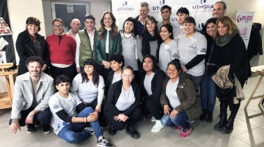 UTHGRA La Plata recibió la visita de Tolosa Paz en sus cursos de capacitación laboral