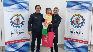 Luz y Fuerza Entre Ríos festejó el Día de la Niñez y repartió regalos en toda la provincia