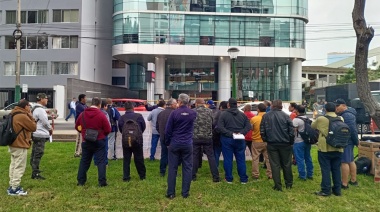 El Sindicato de Securitas volvió a manifestarse frente a la empresa y exigió: “¡Basta ya de abusos!”