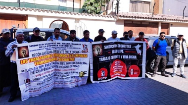 El Sindicato de Securitas volvió a manifestarse frente a la empresa y exigió: “¡Basta ya de abusos!”