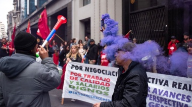 SUTIGA cumplió un paro y se movilizó a DINATRA por la Ronda de Negociación Colectiva