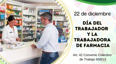 El SEF La Plata saludó a las y los trabajadores de farmacia al celebrar su día