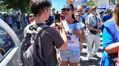 El Sindicato de Vialidad Nacional de Chubut marchó en una movilización multitudinaria