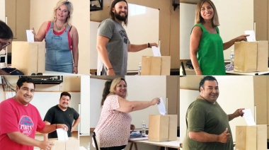La conducción del SPVN 13º Distrito Chubut recibió un total respaldo en las elecciones del gremio