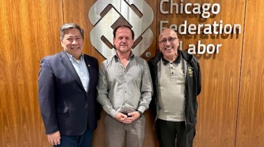 Sergio Aladio conmemoró el Día del Trabajador junto al sindicalismo en Chicago