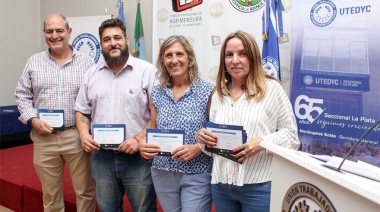 UTEDYC La Plata cerró el año lectivo de su Centro de Formación Laboral