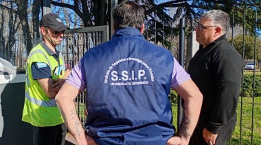 El SSIP recorrió puestos de trabajo en Ensenada y reafirmó su cercanía con los vigiladores
