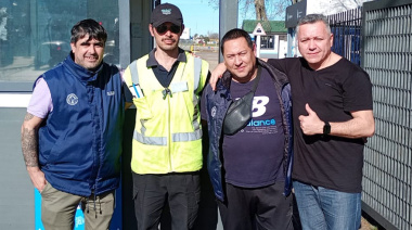 El SSIP recorrió puestos de trabajo en Ensenada y reafirmó su cercanía con los vigiladores