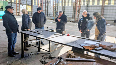 SAONSINRA respaldó la "trascendental" reactivación del Astillero de Comodoro Rivadavia