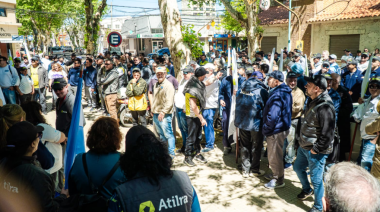 ATILRA se movilizó en rechazo al “plan de crisis” presentado por directivos de Sancor